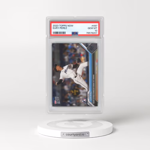 2023 Topps Now #497 Eury Perez (PSA 10 GEM MINT)