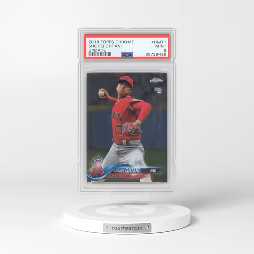 2018 Topps Chrome Update #HMT1 Shohei Ohtani (PSA 9 MINT)