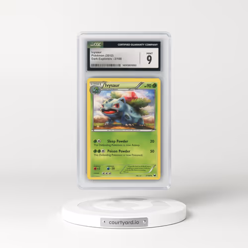 2012 Dark Explorers #2/108 Ivysaur (CGC 9 MINT)