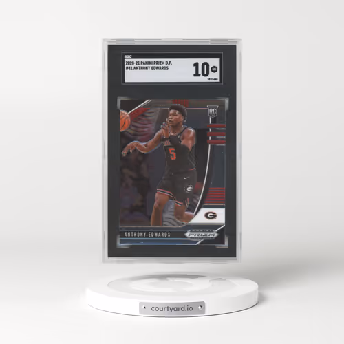 2020 Panini Prizm Draft Picks #41 Anthony Edwards (SGC 10 GEM MINT)