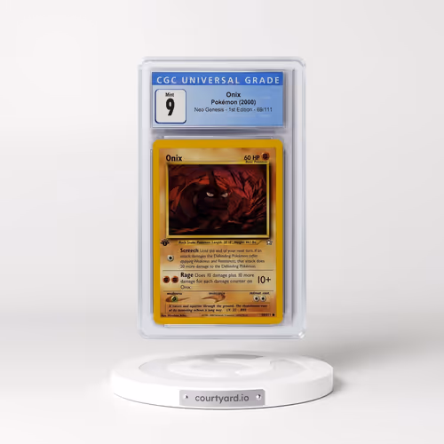 2000 Neo Genesis #69/111 Onix - 1st Edition (CGC 9 MINT)