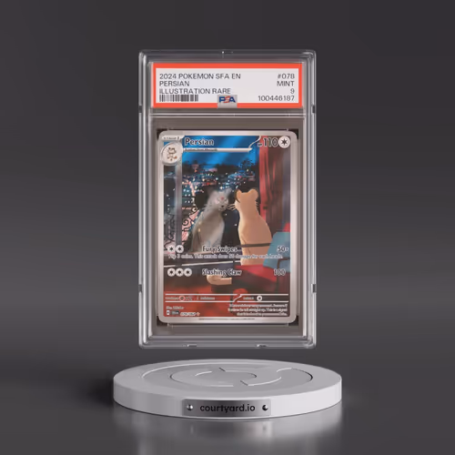 2024 Pokémon Sfa EN-Shrouded Fable #078 Persian - Illustration Rare (PSA 9 MINT)