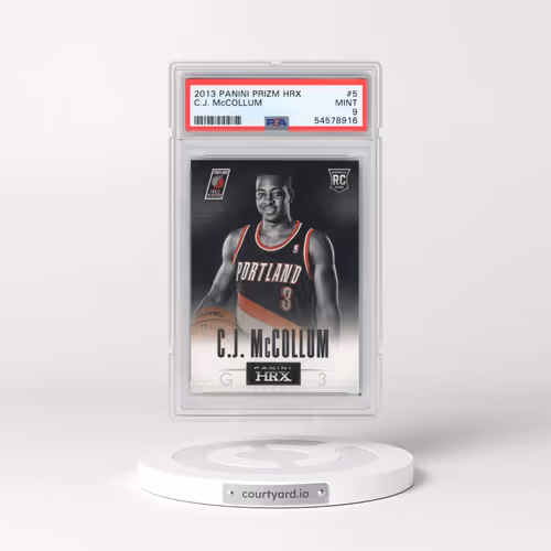 2013 Panini Prizm Hrx #5 C.J. McCollum (PSA 9 MINT)