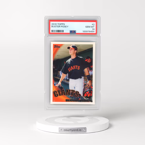 2010 Topps #2 Buster Posey (PSA 10 GEM MINT)