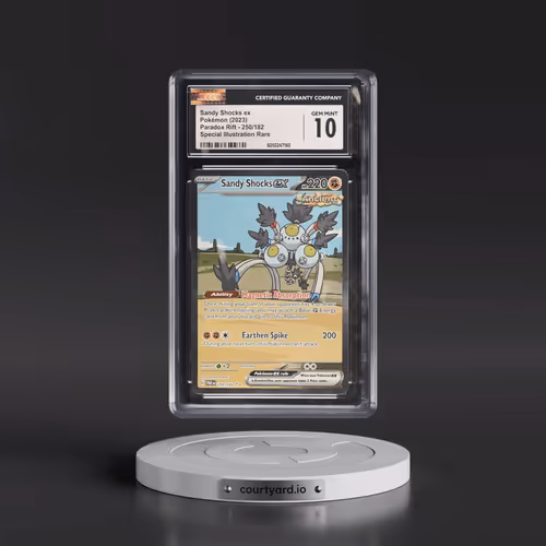 2023 Paradox Rift - PAR EN #250/182 Sandy Shocks ex - Special Illustration Rare (CGC 10 GEM MINT)