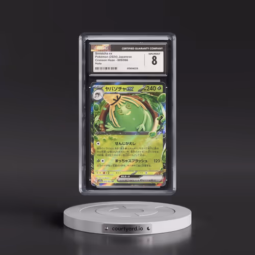 2024 Crimson Haze #009/066 Sinistcha ex - Holo (CGC 8 NM-MT)