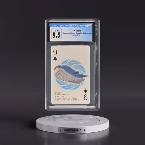 2012 White 2 Deck (White Kyurem on Back) #9¨ Wailord (CGC 10 GEM MINT)