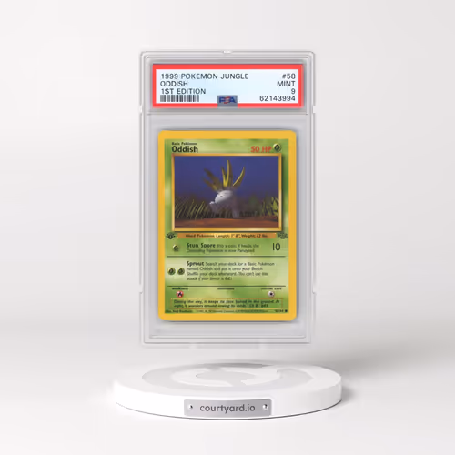 1999 Pokémon Jungle #58 Oddish - 1st Edition (PSA 9 MINT)