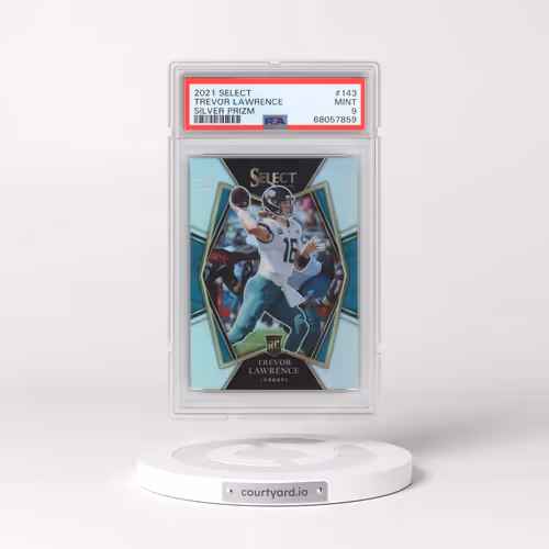 2021 Panini Select #143 Trevor Lawrence - Silver Prizm (PSA 9 MINT)