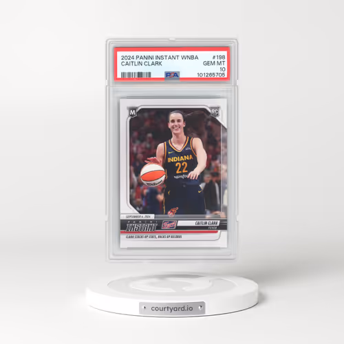 2024 Panini Instant WNBA #198 Caitlin Clark (PSA 10 GEM MINT)
