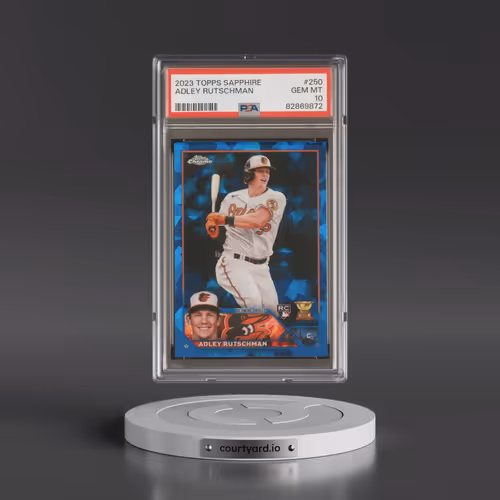 2023 Topps Chrome Sapphire #250 Adley Rutschman (PSA 10 GEM MINT)