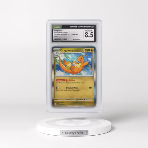 2023 Scarlet & Violet 151 - MEW EN #149/165 Dragonite - Holo (CGC 8.5 NM-MT+)