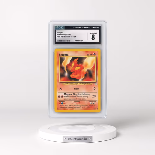 2001 Neo Revelation #53/64 Slugma (CGC 8 NM-MT)