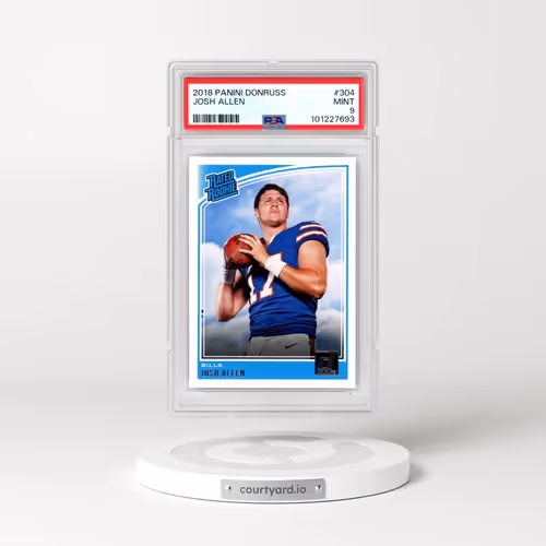 2018 Panini Donruss #304 Josh Allen (PSA 9 MINT)