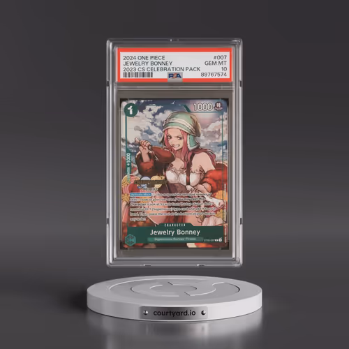 2024 One Piece Championship 2023 Celebration Pack #007 Jewelry Bonney (PSA 10 GEM MINT)