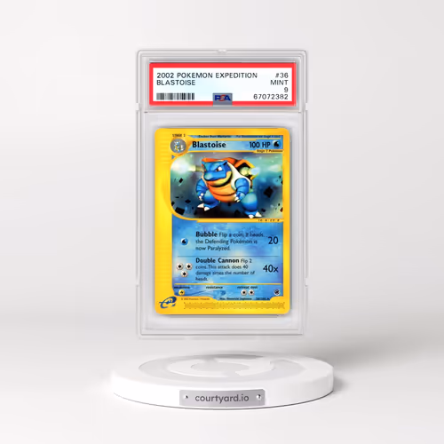 2002 Pokémon Expedition #36 Blastoise (PSA 9 MINT)