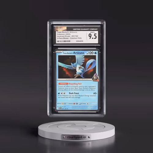 2025 Destined Rivals - DRI EN #051/182 Team Rocket's Articuno - 2-Pack Blister Cosmos Holo (CGC 9.5