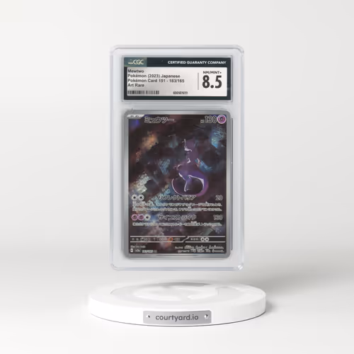 2023 Pokémon Card 151 #183/165 Mewtwo - Art Rare (CGC 8.5 NM-MT+)