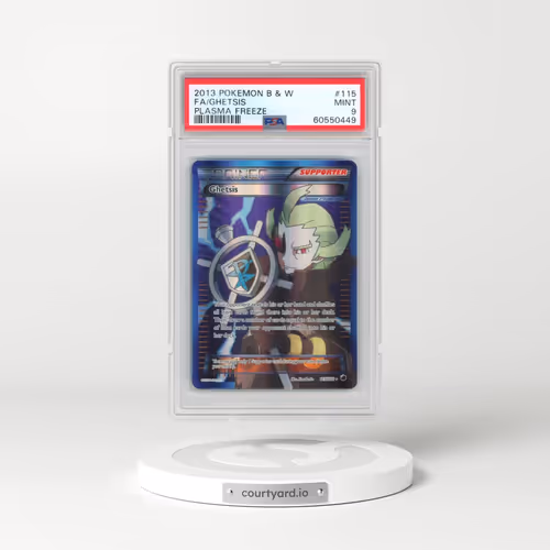 2013 Pokémon Black & White Plasma Freeze #115 Ghetsis - Full Art (PSA 9 MINT)