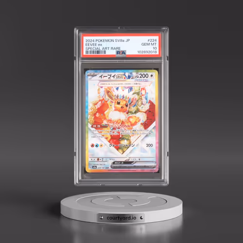 2024 Pokémon Sv8a-Terastal Fest EX #224 Eevee EX - Holo Special Art Rare (PSA 10 GEM MINT)