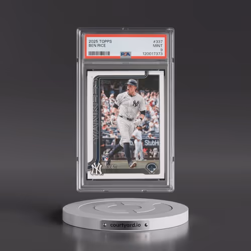 2025 Topps #337 Ben Rice (PSA 9 MINT)