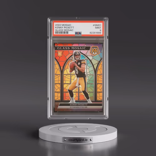 2022 Panini Mosaic Glass Mosaic #GM21 Kenny Pickett (PSA 9 MINT)