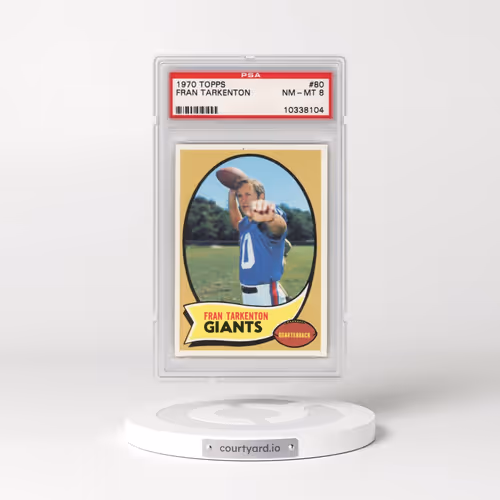 1970 Topps #80 Fran Tarkenton (PSA 8 NM-MT)