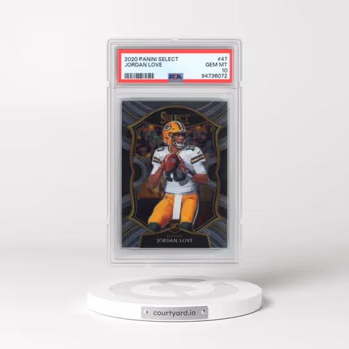 2020 Panini Select #47 Jordan Love (PSA 10 GEM MINT)
