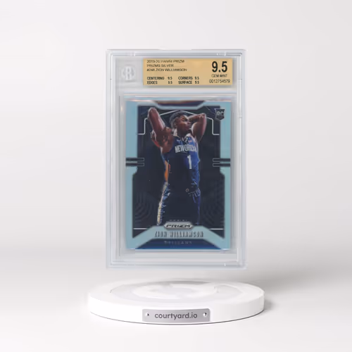 2019 Panini Prizm #248 Zion Williamson - Silver Prizm (BGS 9.5 GEM MINT)