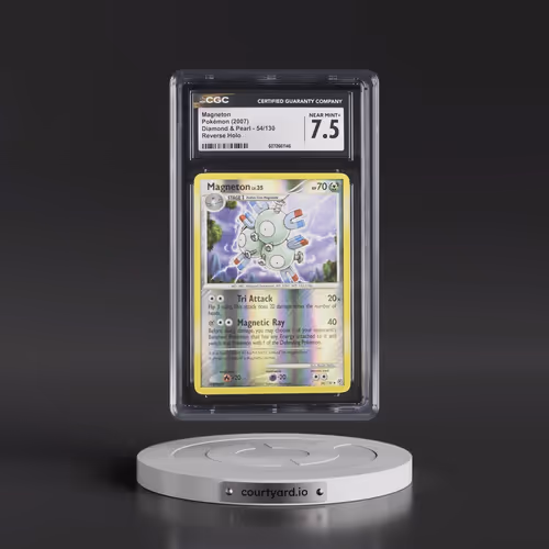2007 Diamond & Pearl #54/130 Magneton - Reverse Holo (CGC 7.5 NM+)