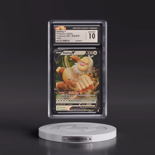 2022 Pokémon GO #058/078 Slaking V - Holo (CGC 10 GEM MINT)