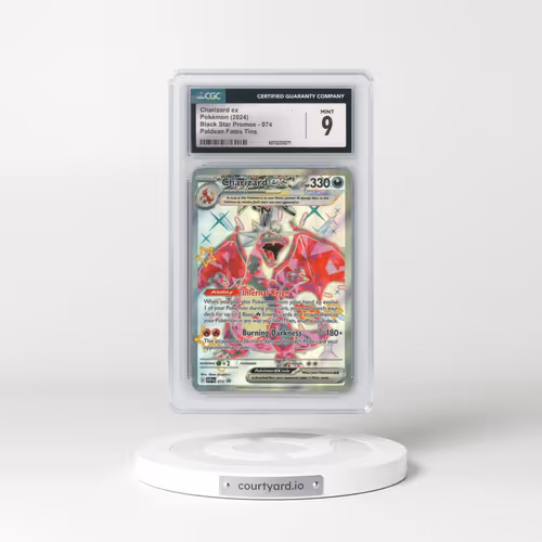 2023 Black Star Promos - Scarlet & Violet SVP EN #074 Charizard ex - Paldean Fates Tins (CGC 9 MINT)