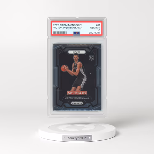 2023 Panini Prizm Monopoly #81 Victor Wembanyama (PSA 10 GEM MINT)