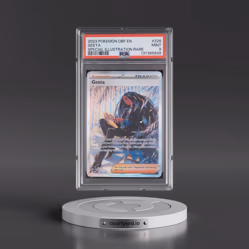 2023 Pokémon Obf EN-Obsidian Flames #226 Geeta - Special Illustration Rare (PSA 9 MINT)