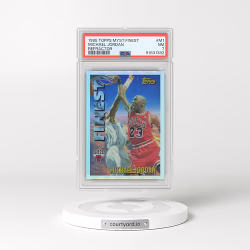 1995 Topps Mystery Finest #M1 Michael Jordan - Refractor (PSA 7 NM)
