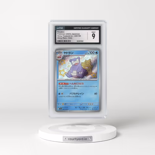 2023 Shiny Treasure ex #220/190 Slowbro (CGC 9 MINT)