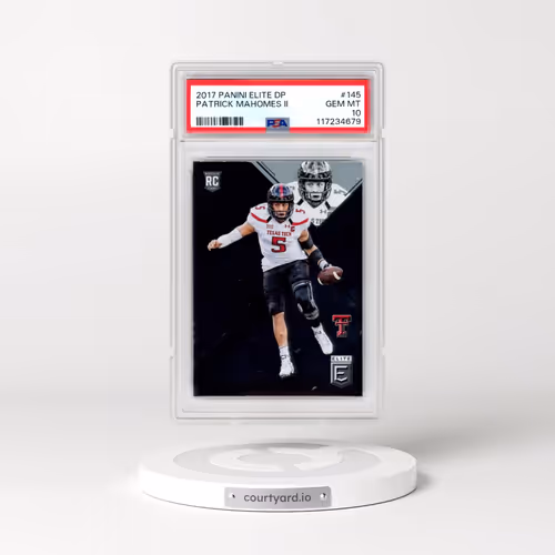 2017 Panini Elite Draft Picks #145 Patrick Mahomes II (PSA 10 GEM MINT)