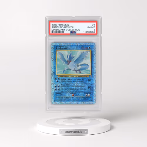 2002 Pokémon Legendary Collection #2 Articuno - Reverse Foil (PSA 8 NM-MT)