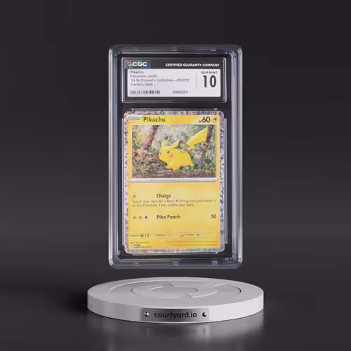 2025 Pokémon M24 EN-Mcdonald's Collection #002 Pikachu (CGC 10 GEM MINT)