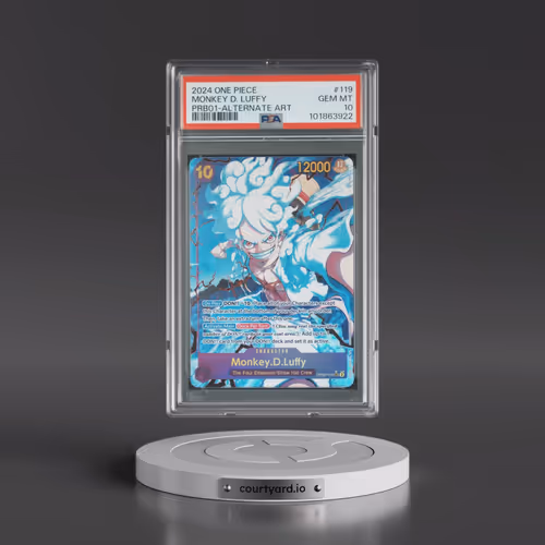 2024 One Piece Premium Booster -One Piece Card the Best #119 Monkey D. Luffy - Alternate Art (PSA 10