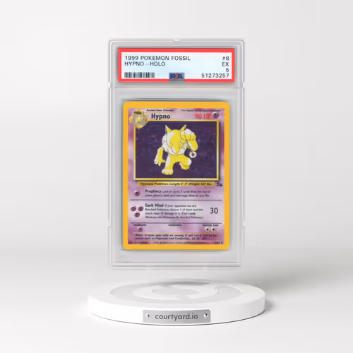 1999 Pokémon Fossil #8 Hypno - Holo (PSA 5 EX)