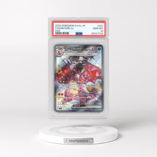 2023 Pokémon Sv4a-Shiny Treasure EX #331 Charizard EX - Holo Ssr (PSA 10 GEM MINT)
