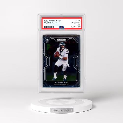 2020 Panini Prizm #343 Jalen Hurts (PSA 10 GEM MINT)