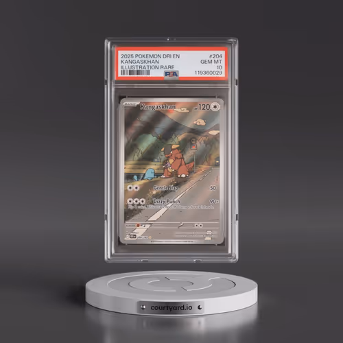 2025 Pokémon Dri EN-Destined Rivals #204 Kangaskhan - Illustration Rare (PSA 10 GEM MINT)