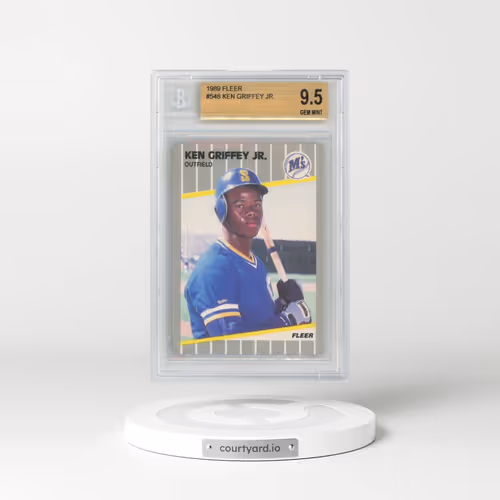 1989 Fleer #548 Ken Griffey Jr (BGS 9.5 GEM MINT)