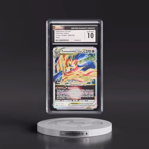 2023 Crown Zenith #099/159 Zamazenta VSTAR - Holo (CGC 10 GEM MINT)