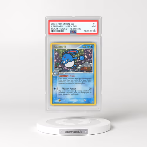 2004 EX Team Rocket Returns #1 Azumarill - Holo (PSA 7 NM)