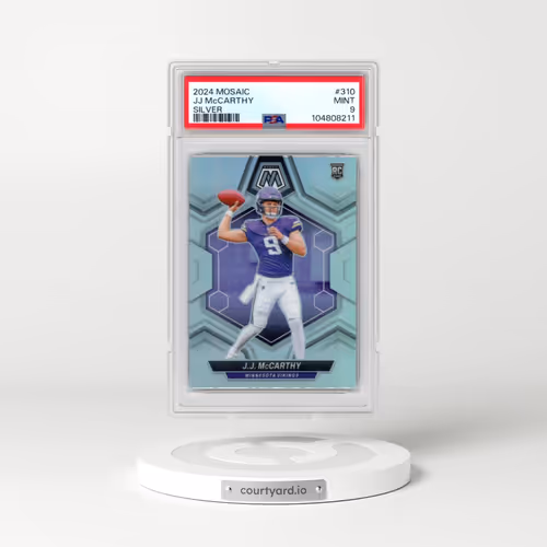 2024 Panini Mosaic #310 JJ McCarthy - Silver (PSA 9 MINT)