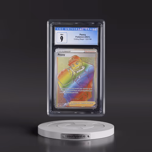 2021 Chilling Reign #220/198 Peony - Rainbow Holo (CGC 9 MINT)