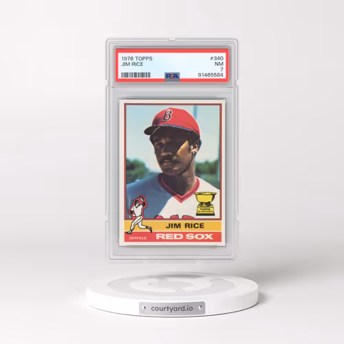 1976 Topps #340 Jim Rice (PSA 7 NM)
